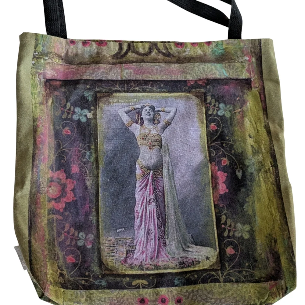 Pixels Mata Hari Art Tote Bag